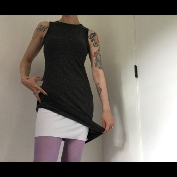 Jaloux/zalu Charcoal Grey Tank Dress - Picture 10 of 13